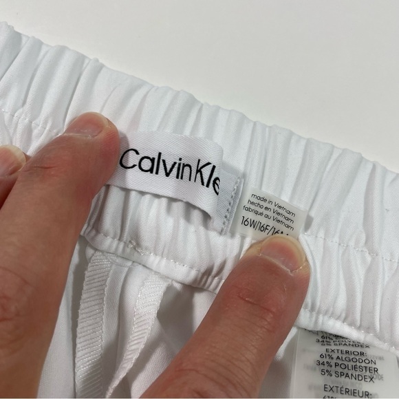 Calvin Klein Plus Womens Elastic Back High Rise Dress Pants - Picture 5 of 9